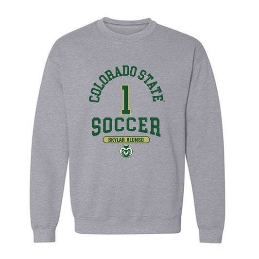 Colorado State - NCAA Women's Soccer : Skylar Alonso - Crewneck Sweatshirt-0