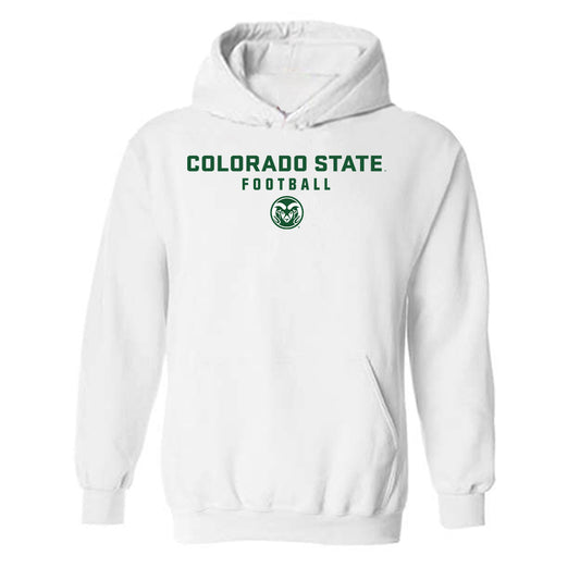 Colorado State - NCAA Football : Tyrone Fitten - Classic Shersey Hooded Sweatshirt-0