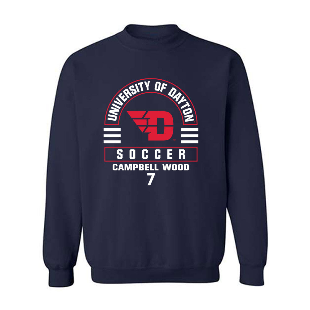 Dayton - NCAA Women's Soccer : Campbell Wood - Classic Fashion Shersey Crewneck Sweatshirt-0