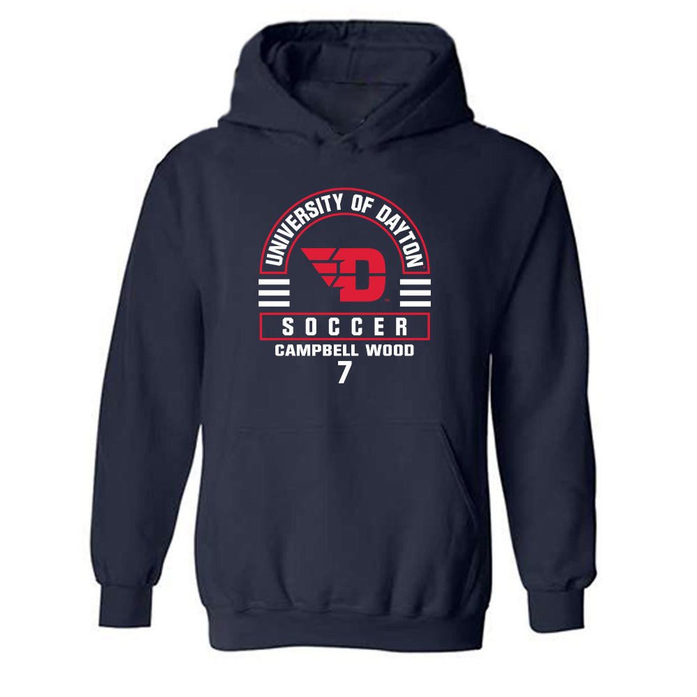 Dayton - NCAA Women's Soccer : Campbell Wood - Classic Fashion Shersey Hooded Sweatshirt-0