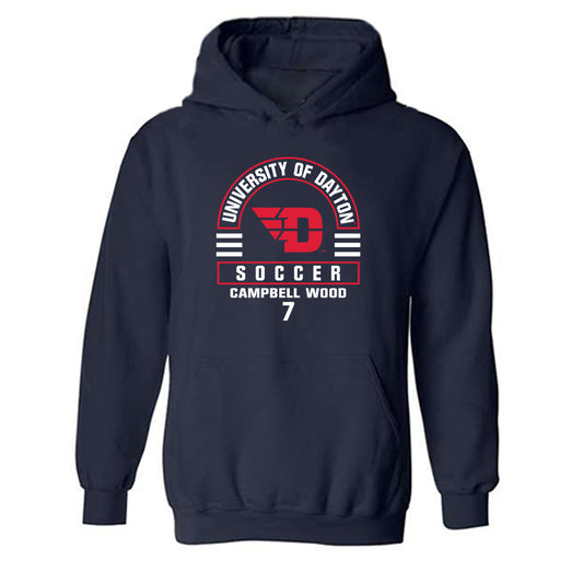 Dayton - NCAA Women's Soccer : Campbell Wood - Classic Fashion Shersey Hooded Sweatshirt-0