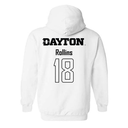 Dayton - NCAA Women's Soccer : Delaney Rollins - Replica Shersey Hooded Sweatshirt-1