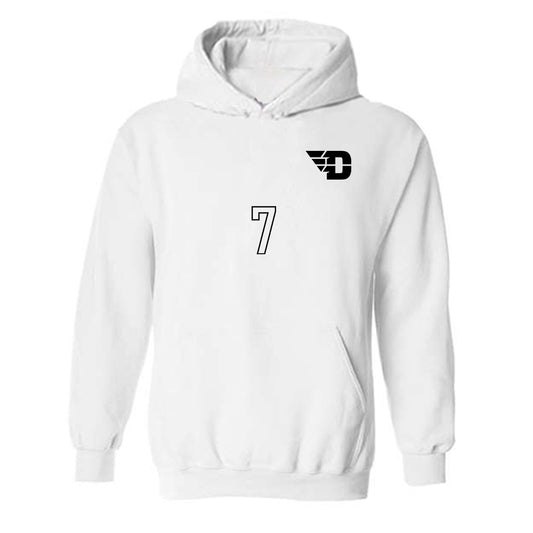 Dayton - NCAA Women's Soccer : Campbell Wood - Replica Shersey Hooded Sweatshirt-0