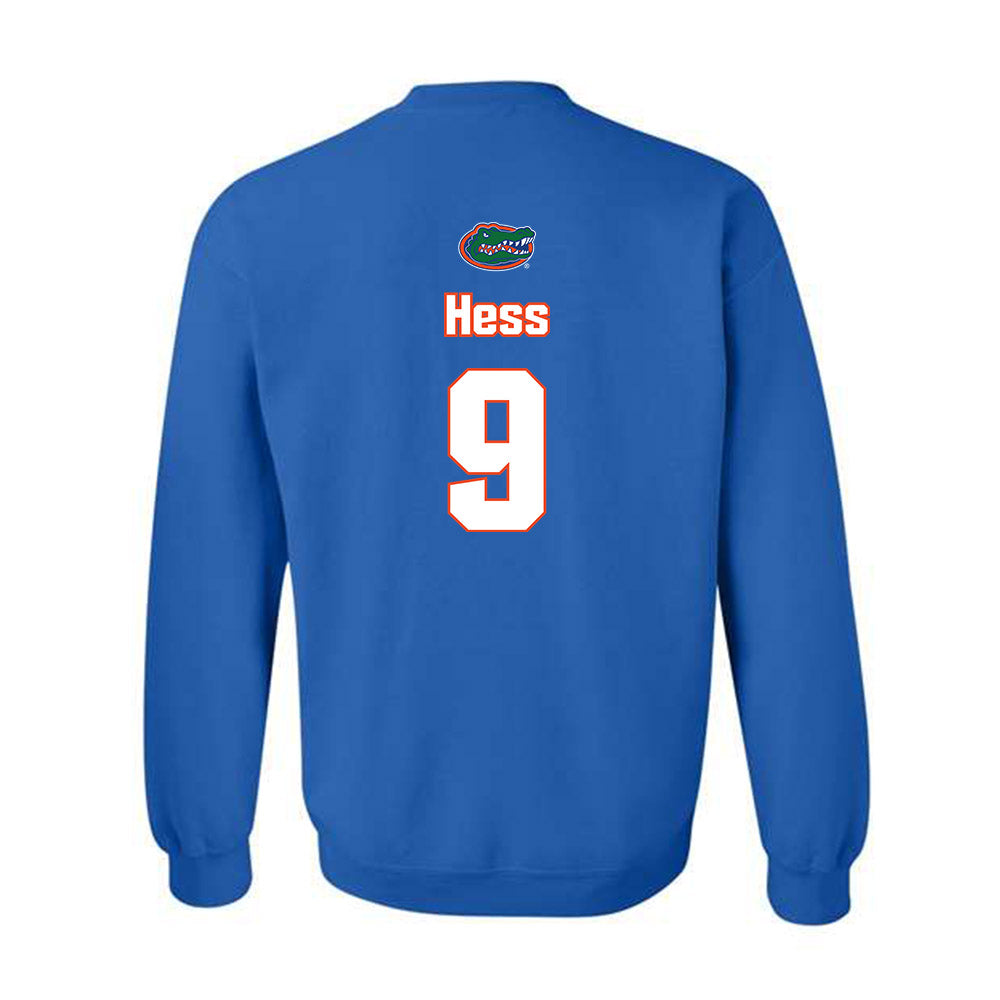 Florida - NCAA Women's Soccer : Addy Hess - Replica Shersey Crewneck Sweatshirt-1