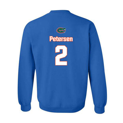 Florida - NCAA Women's Soccer : Ella Petersen - Replica Shersey Crewneck Sweatshirt-1