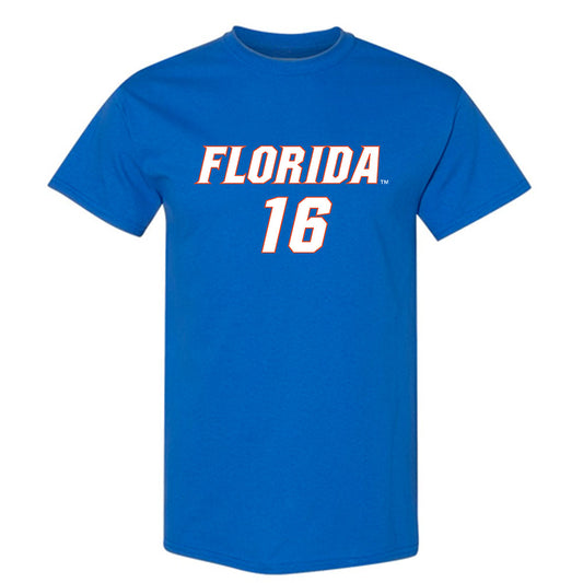 Florida - NCAA Women's Soccer : Courtney Hogan - Replica Shersey T-Shirt-0