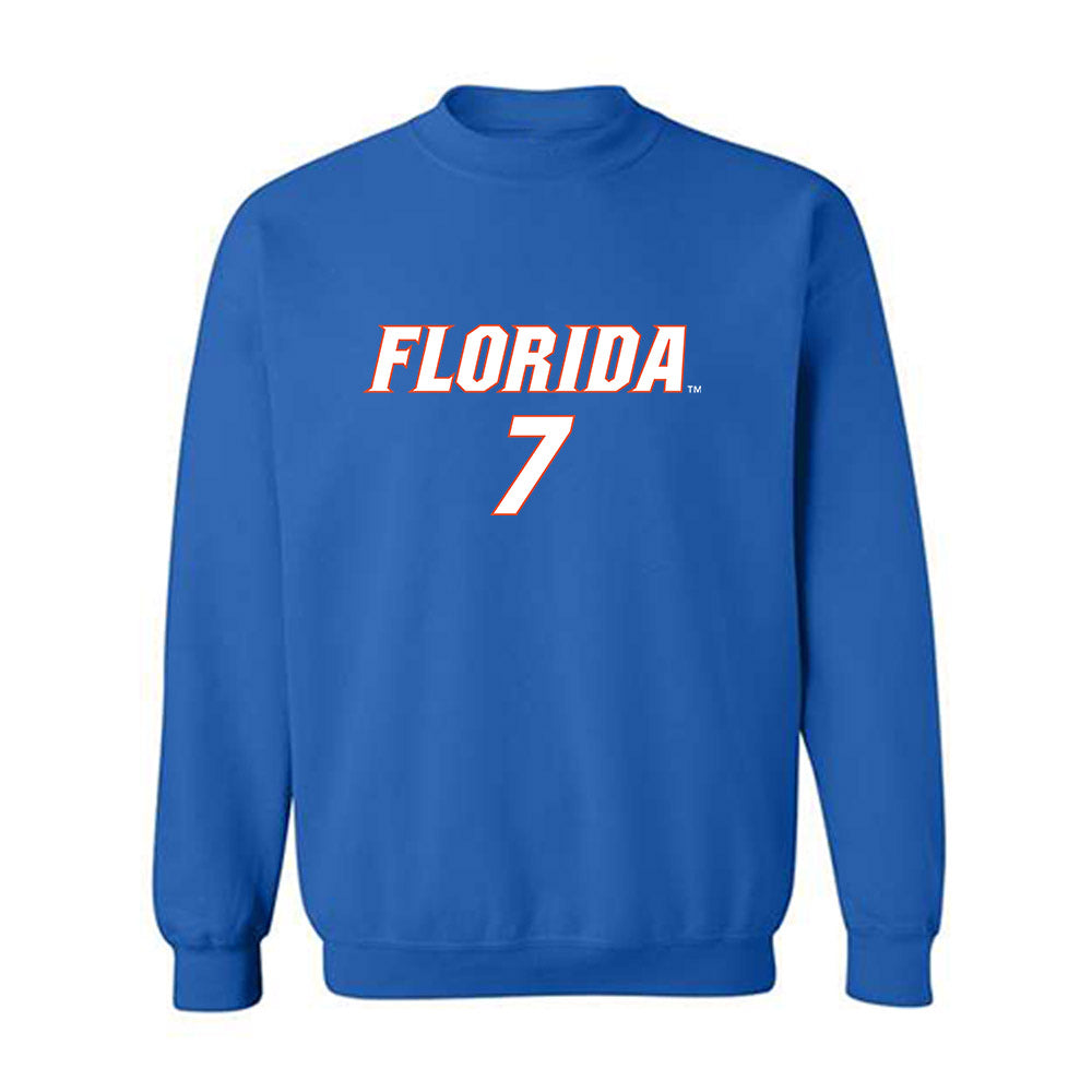 Florida - NCAA Women's Soccer : Zoe Main - Replica Shersey Crewneck Sweatshirt-0
