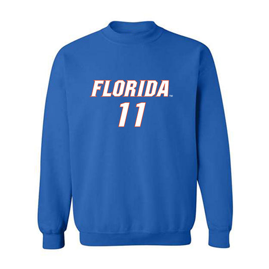 Florida - NCAA Women's Soccer : Hannah Jibril - Replica Shersey Crewneck Sweatshirt-0