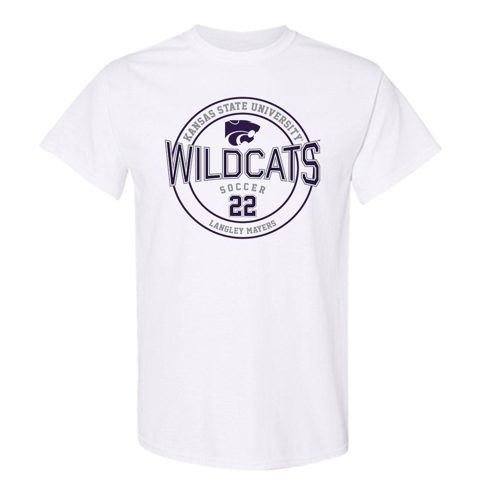 Kansas State - NCAA Women's Soccer : Langley Mayers - Sports Shersey T-Shirt-0