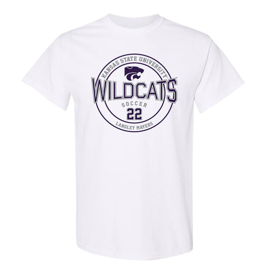 Kansas State - NCAA Women's Soccer : Langley Mayers - Sports Shersey T-Shirt-0