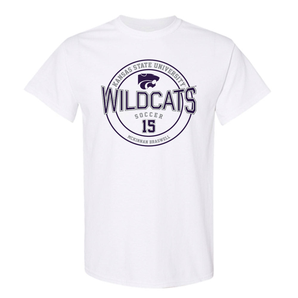 Kansas State - NCAA Women's Soccer : McKinnan Braswell - Sports Shersey T-Shirt-0