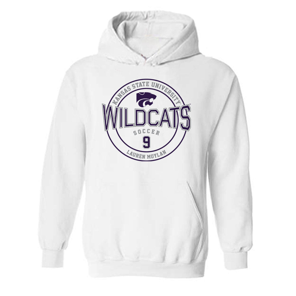 Kansas State - NCAA Women's Soccer : Lauren Moylan - Sports Shersey Hooded Sweatshirt-0