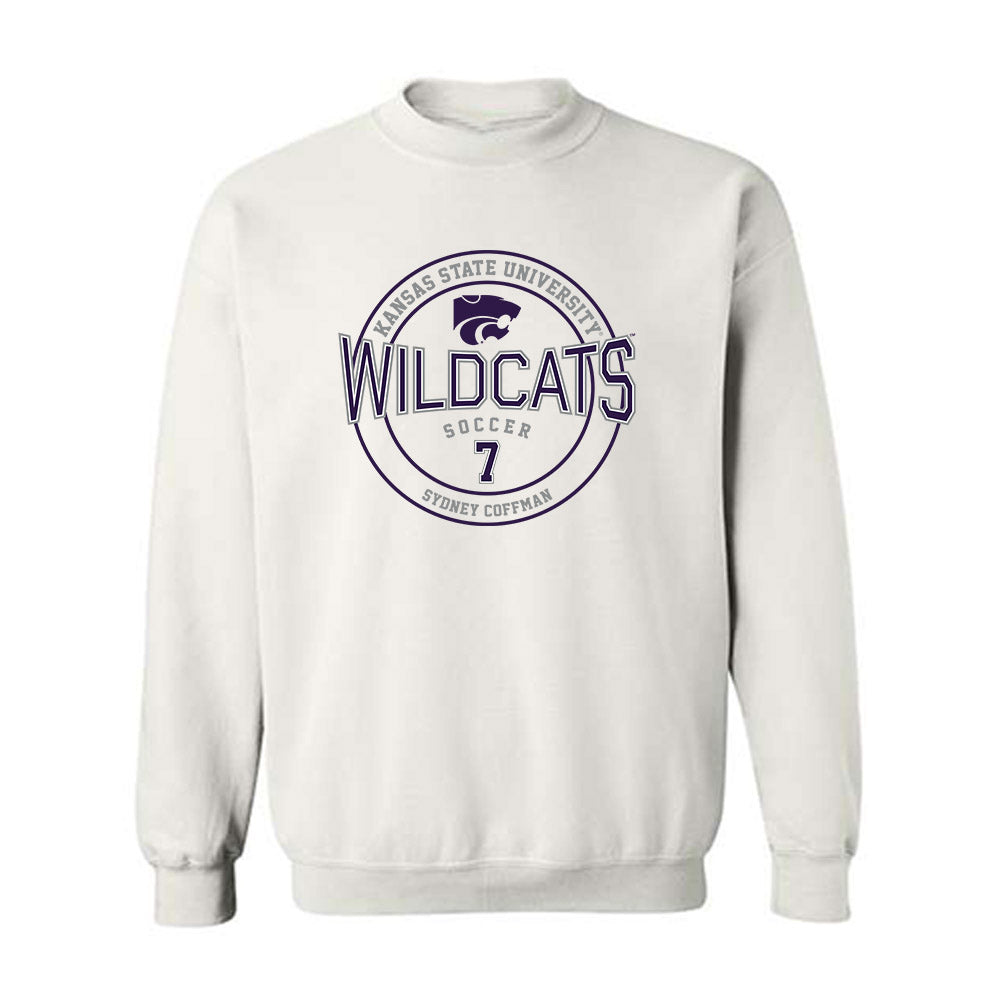 Kansas State - NCAA Women's Soccer : Sydney Coffman - Sports Shersey Crewneck Sweatshirt-0