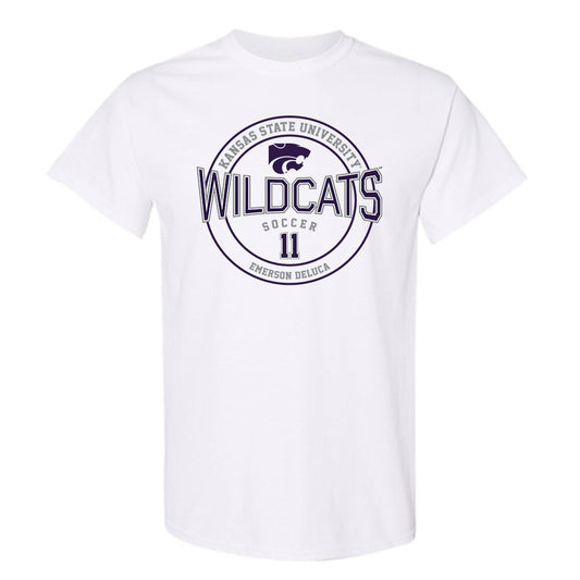 Kansas State - NCAA Women's Soccer : Emerson DeLuca - Sports Shersey T-Shirt-0