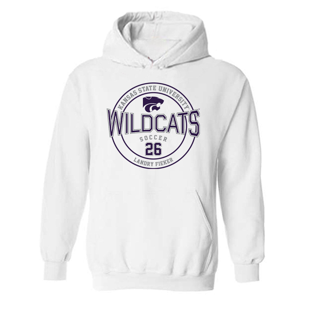 Kansas State - NCAA Women's Soccer : Landry Fieker - Sports Shersey Hooded Sweatshirt-0