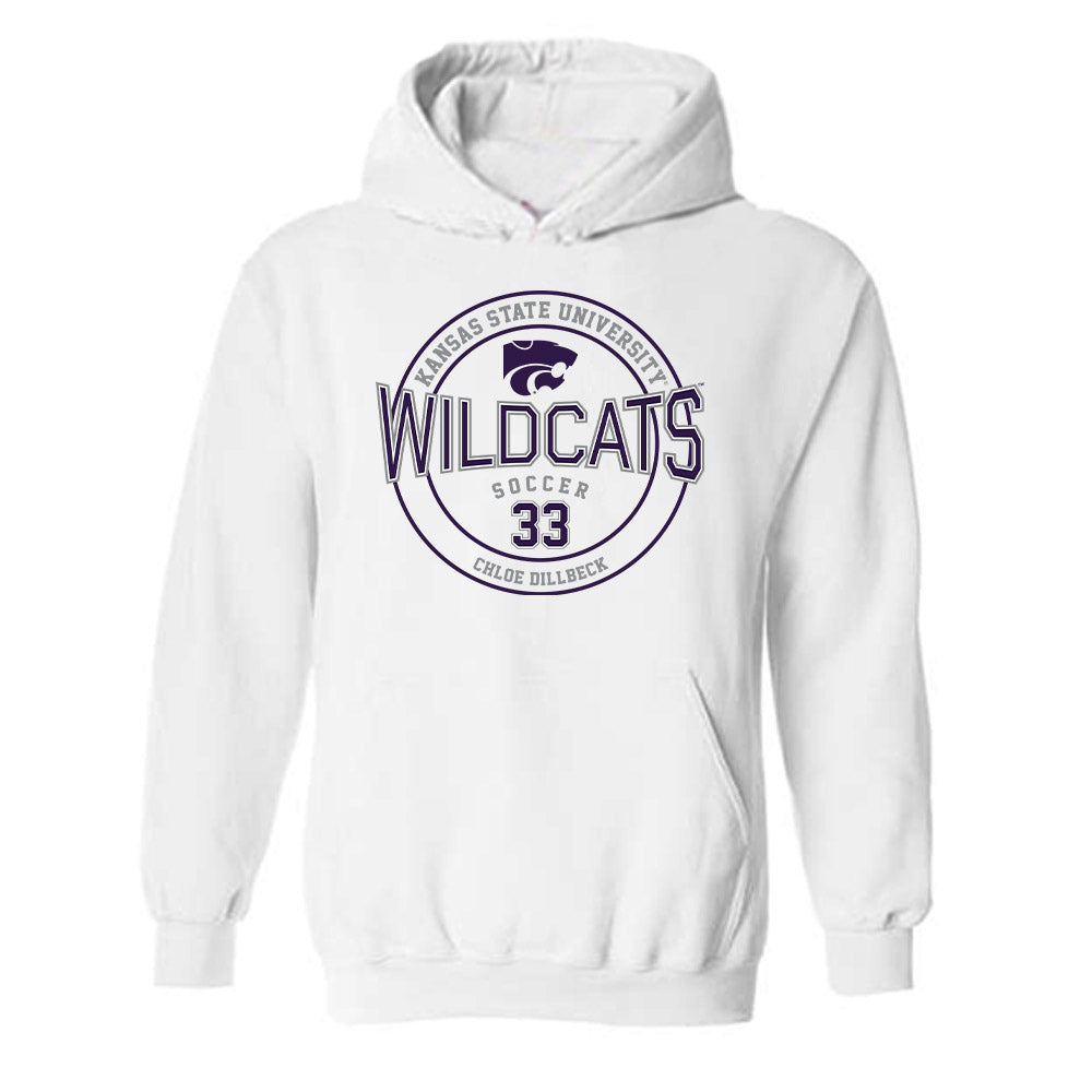 Kansas State - NCAA Women's Soccer : Chloe Dillbeck - Sports Shersey Hooded Sweatshirt