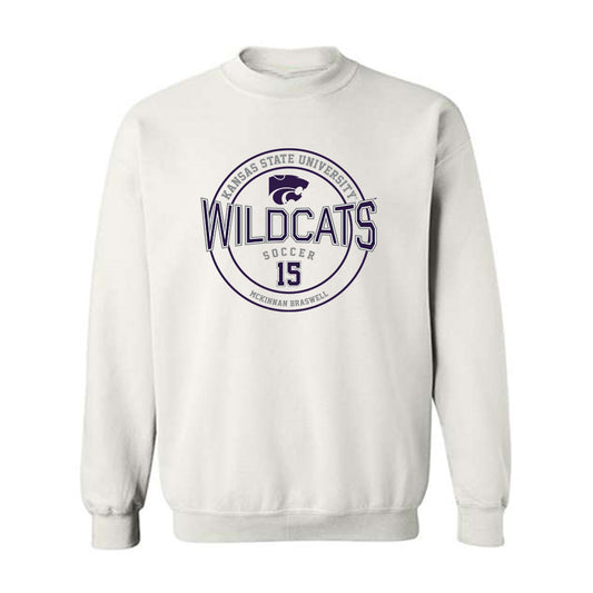 Kansas State - NCAA Women's Soccer : McKinnan Braswell - Sports Shersey Crewneck Sweatshirt-0