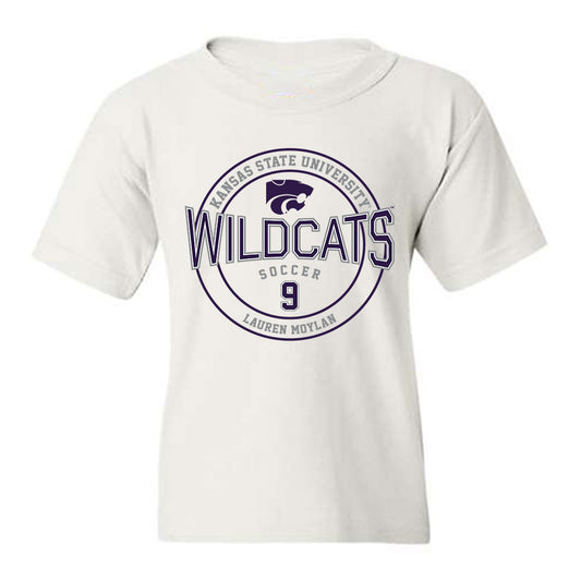 Kansas State - NCAA Women's Soccer : Lauren Moylan - Sports Shersey Youth T-Shirt-0