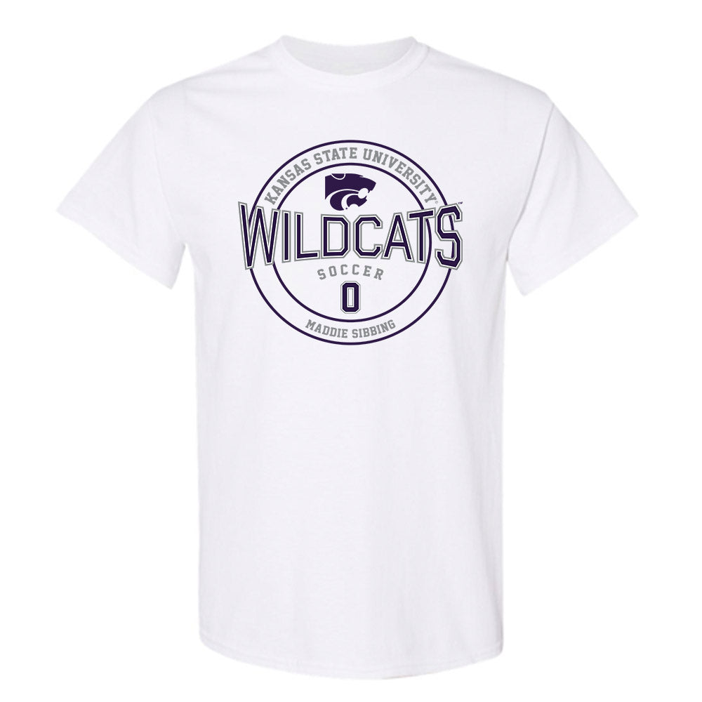 Kansas State - NCAA Women's Soccer : Maddie Sibbing - Sports Shersey T-Shirt-0
