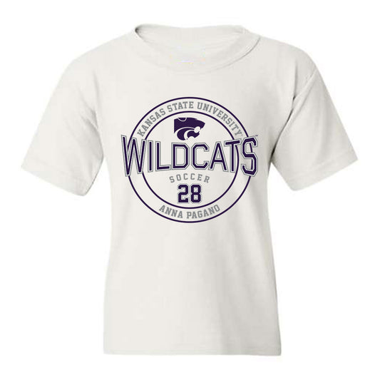 Kansas State - NCAA Women's Soccer : Anna Pagano - Sports Shersey Youth T-Shirt
