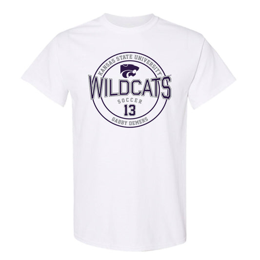 Kansas State - NCAA Women's Soccer : Gabby DeMers - Sports Shersey T-Shirt-0