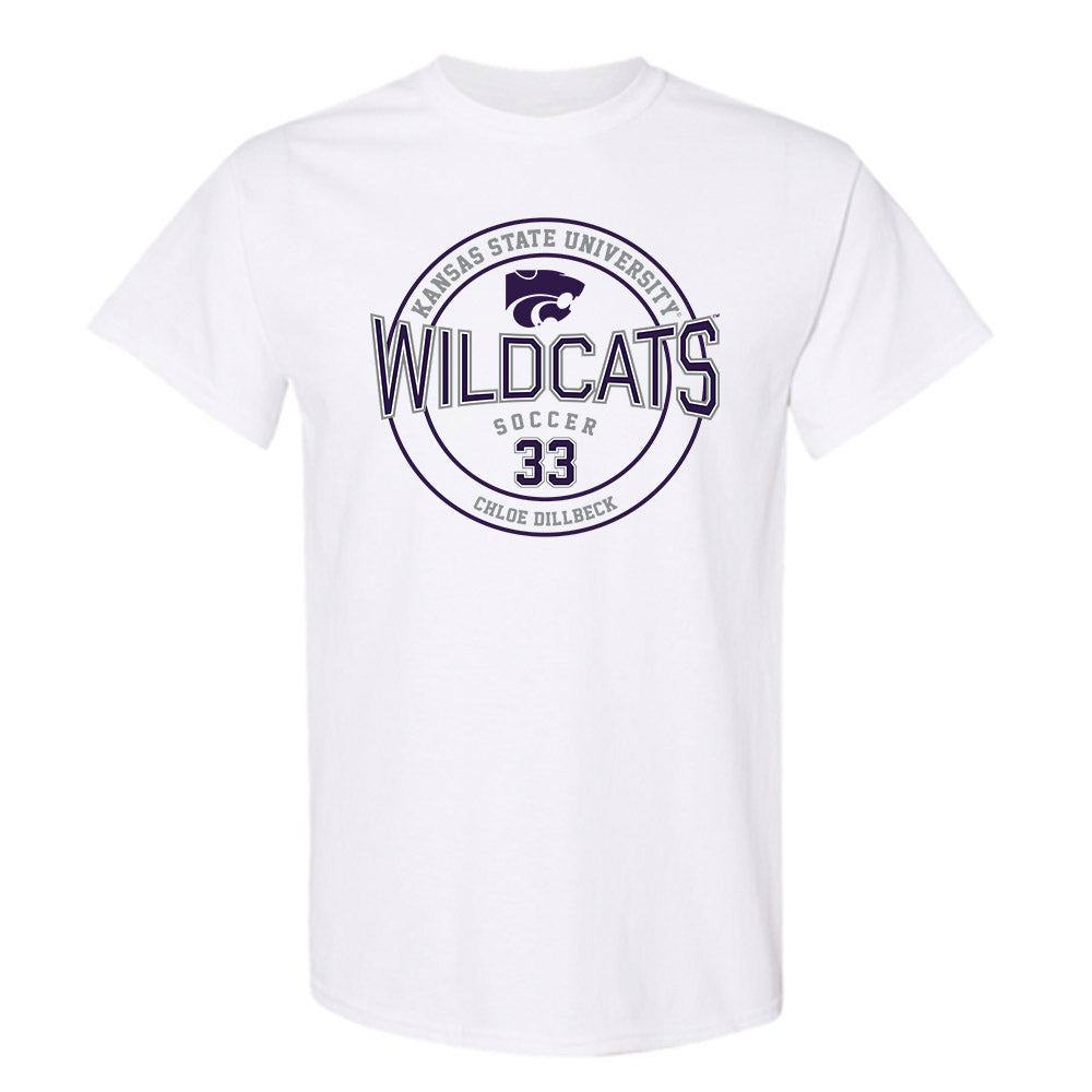 Kansas State - NCAA Women's Soccer : Chloe Dillbeck - Sports Shersey T-Shirt