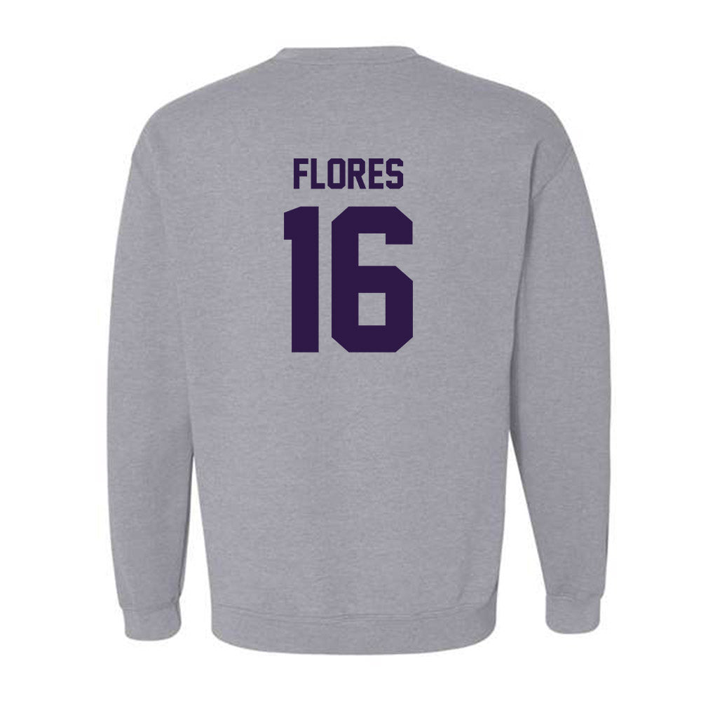 Kansas State - NCAA Baseball : Matthew Flores - Classic Shersey Crewneck Sweatshirt-1