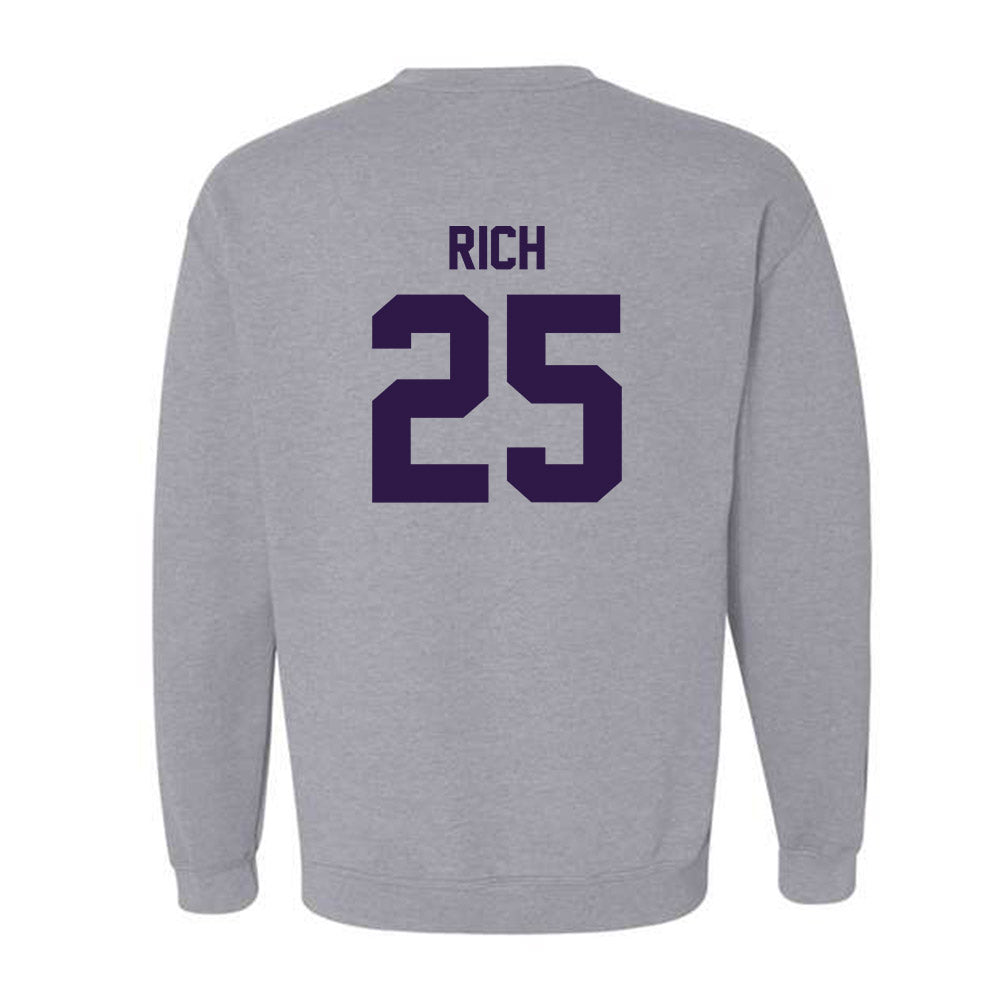 Kansas State - NCAA Football : Zashon Rich - Classic Shersey Crewneck Sweatshirt-1