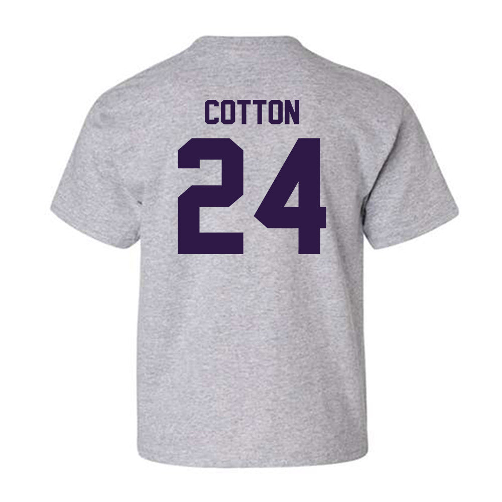 Kansas State - NCAA Women's Basketball : Jenessa Cotton - Classic Shersey Youth T-Shirt-1