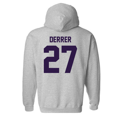 Kansas State - NCAA Women's Volleyball : Ellah Derrer - Classic Shersey Hooded Sweatshirt-1