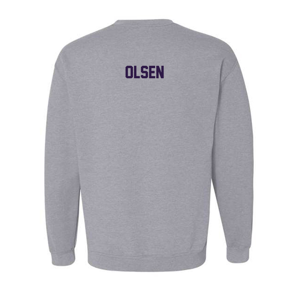 Kansas State - NCAA Men's Cross Country : Brock Olsen - Classic Shersey Crewneck Sweatshirt-1
