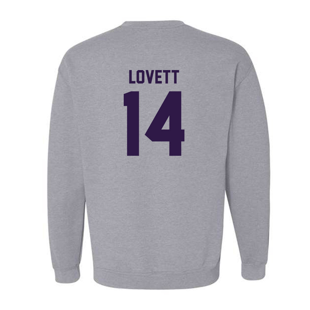 Kansas State - NCAA Football : Maxwell Lovett - Classic Shersey Crewneck Sweatshirt-1
