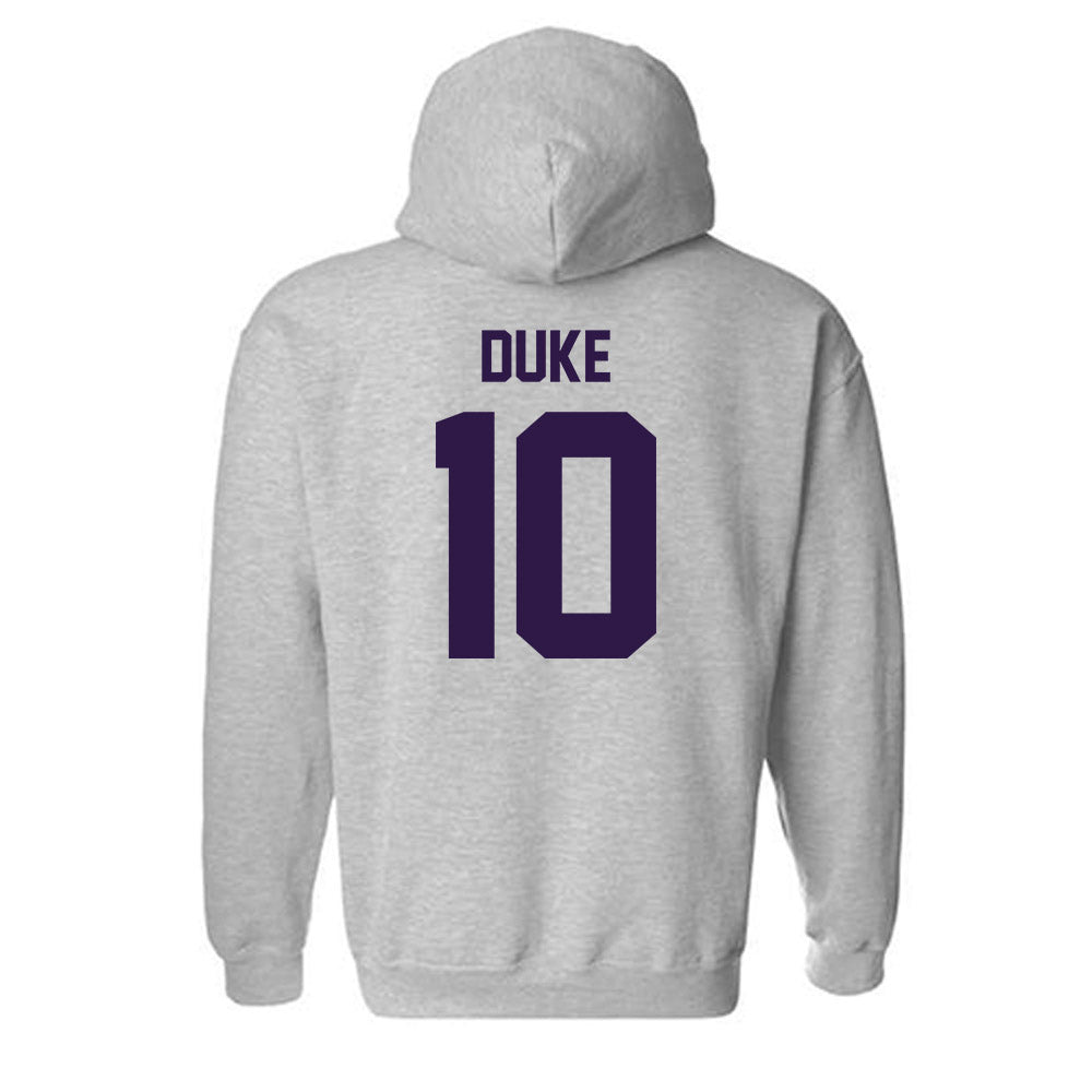 Kansas State - NCAA Baseball : Tanner Duke - Classic Shersey Hooded Sweatshirt-1