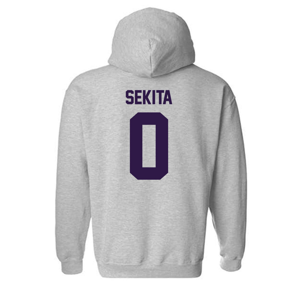 Kansas State - NCAA Women's Volleyball : Fuka Sekita - Classic Shersey Hooded Sweatshirt-1
