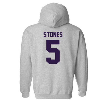 Kansas State - NCAA Women's Volleyball : Avery Stones - Classic Shersey Hooded Sweatshirt-1