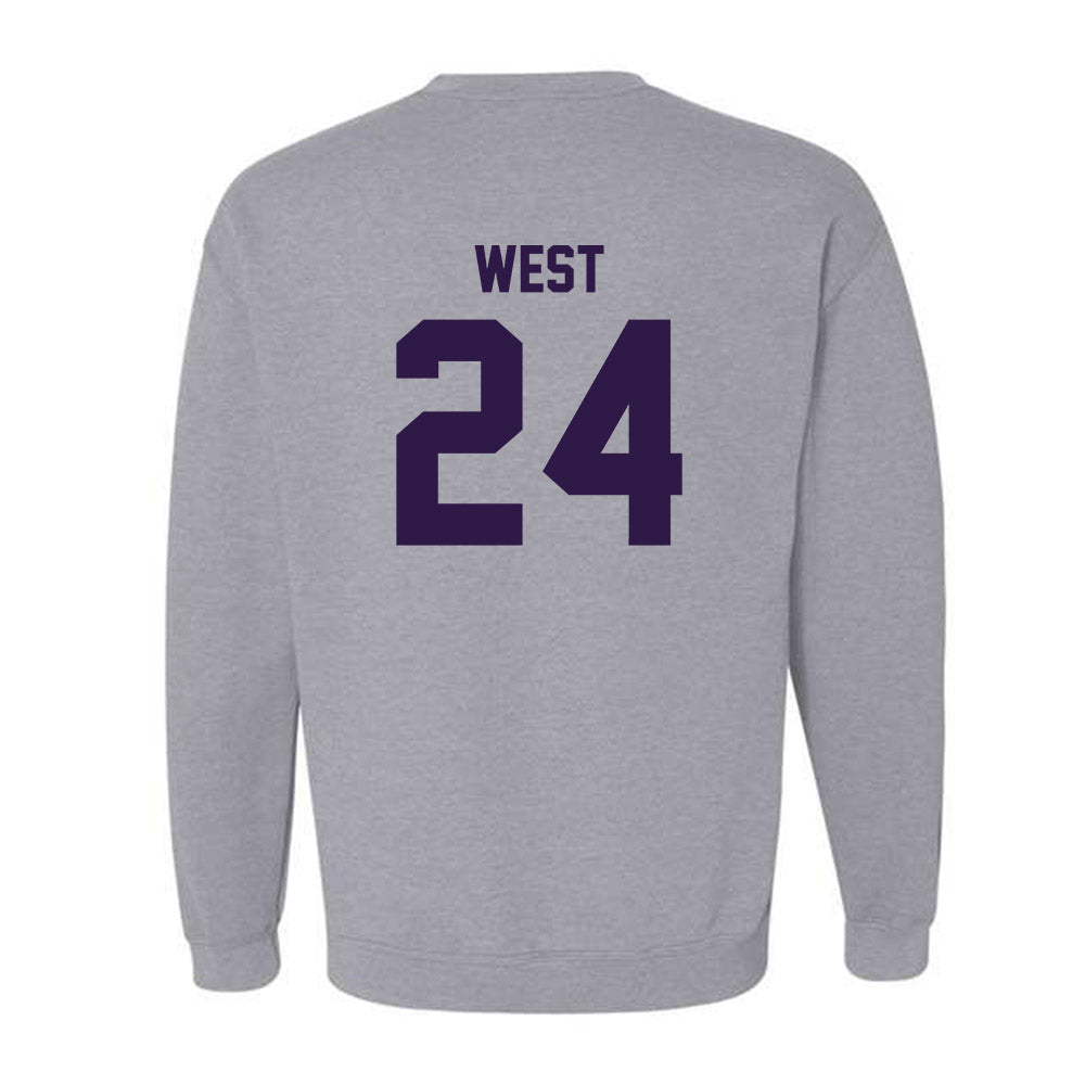Kansas State - NCAA Football : Tanner West - Classic Shersey Crewneck Sweatshirt-1