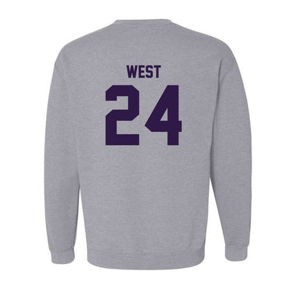 Kansas State - NCAA Football : Tanner West - Classic Shersey Crewneck Sweatshirt-1