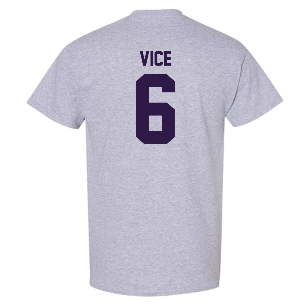 Kansas State - NCAA Men's Basketball : Brock Vice - Classic Shersey T-Shirt-1