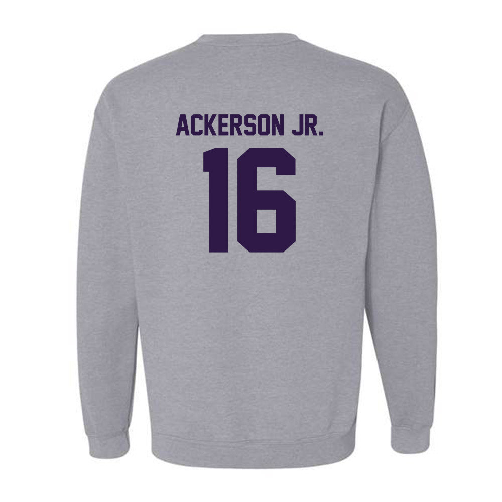 Kansas State - NCAA Football : Dj Ackerson Jr. - Classic Shersey Crewneck Sweatshirt-1
