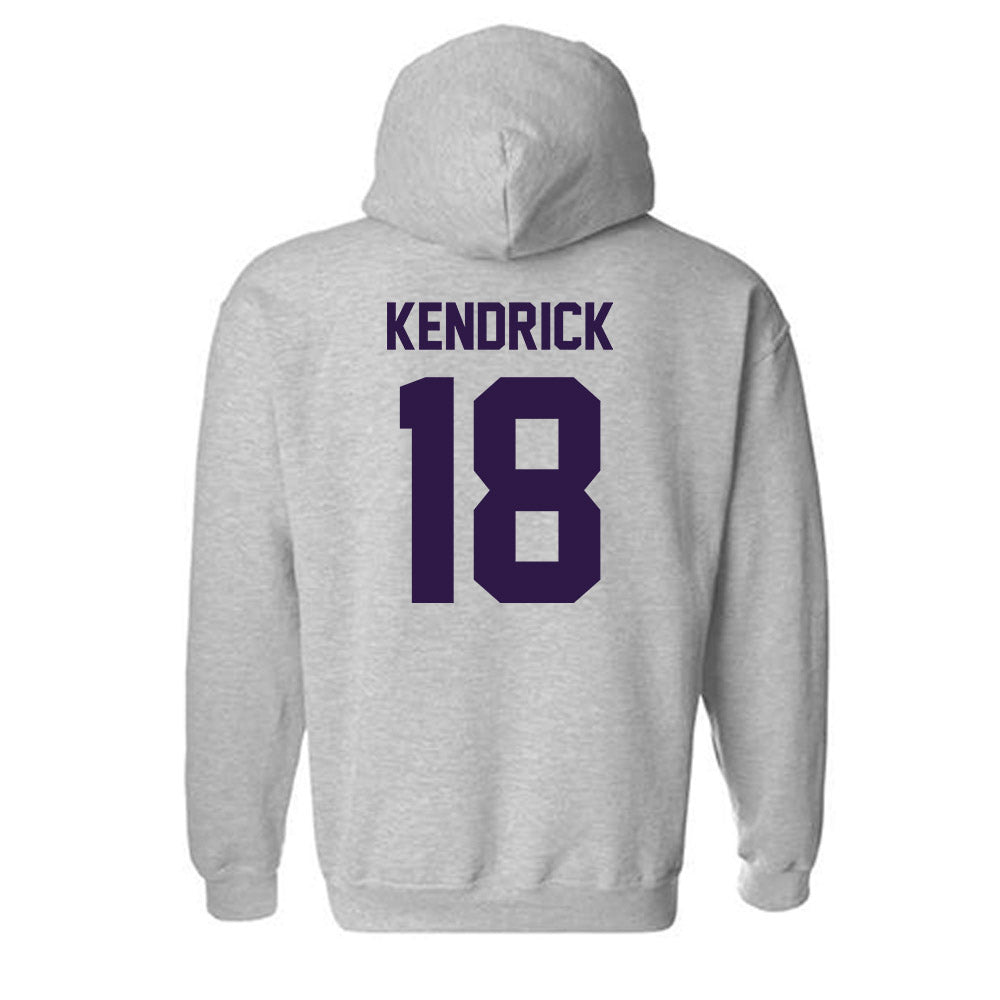 Kansas State - NCAA Baseball : Micah Kendrick - Classic Shersey Hooded Sweatshirt-1