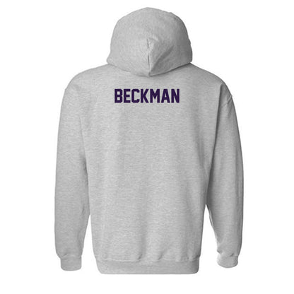 Kansas State - NCAA Men's Track & Field : Logan Beckman - Classic Shersey Hooded Sweatshirt-1