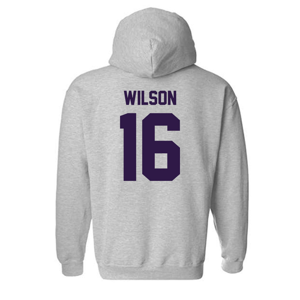 Kansas State - NCAA Football : Julius Wilson - Classic Shersey Hooded Sweatshirt-1