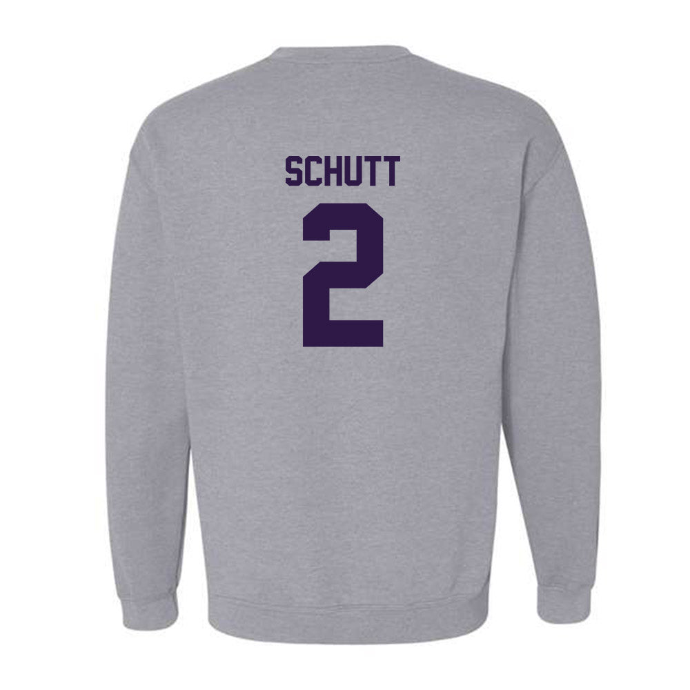 Kansas State - NCAA Men's Basketball : Jaden Schutt - Classic Shersey Crewneck Sweatshirt-1