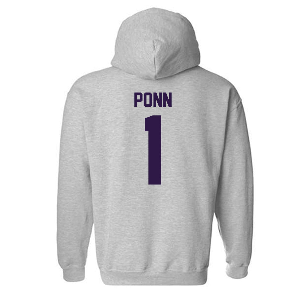 Kansas State - NCAA Women's Volleyball : Caleigh Ponn - Classic Shersey Hooded Sweatshirt-1
