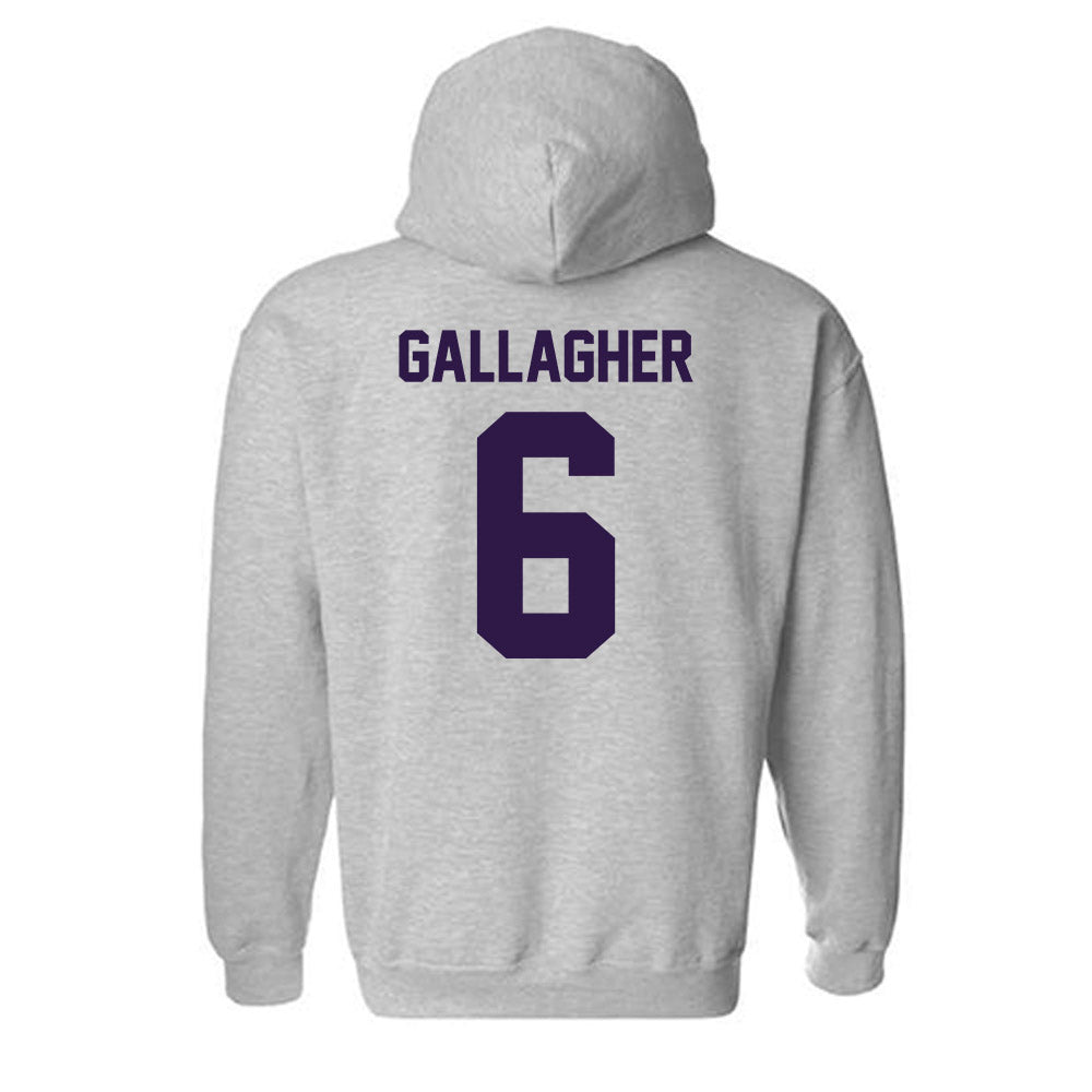 Kansas State - NCAA Baseball : Grant Gallagher - Classic Shersey Hooded Sweatshirt-1