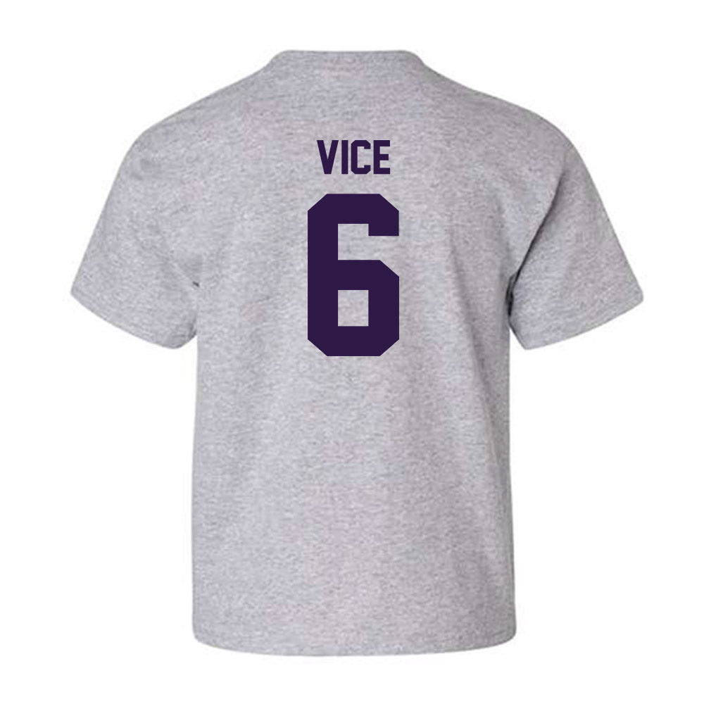 Kansas State - NCAA Men's Basketball : Brock Vice - Classic Shersey Youth T-Shirt-1