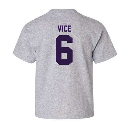 Kansas State - NCAA Men's Basketball : Brock Vice - Classic Shersey Youth T-Shirt-1
