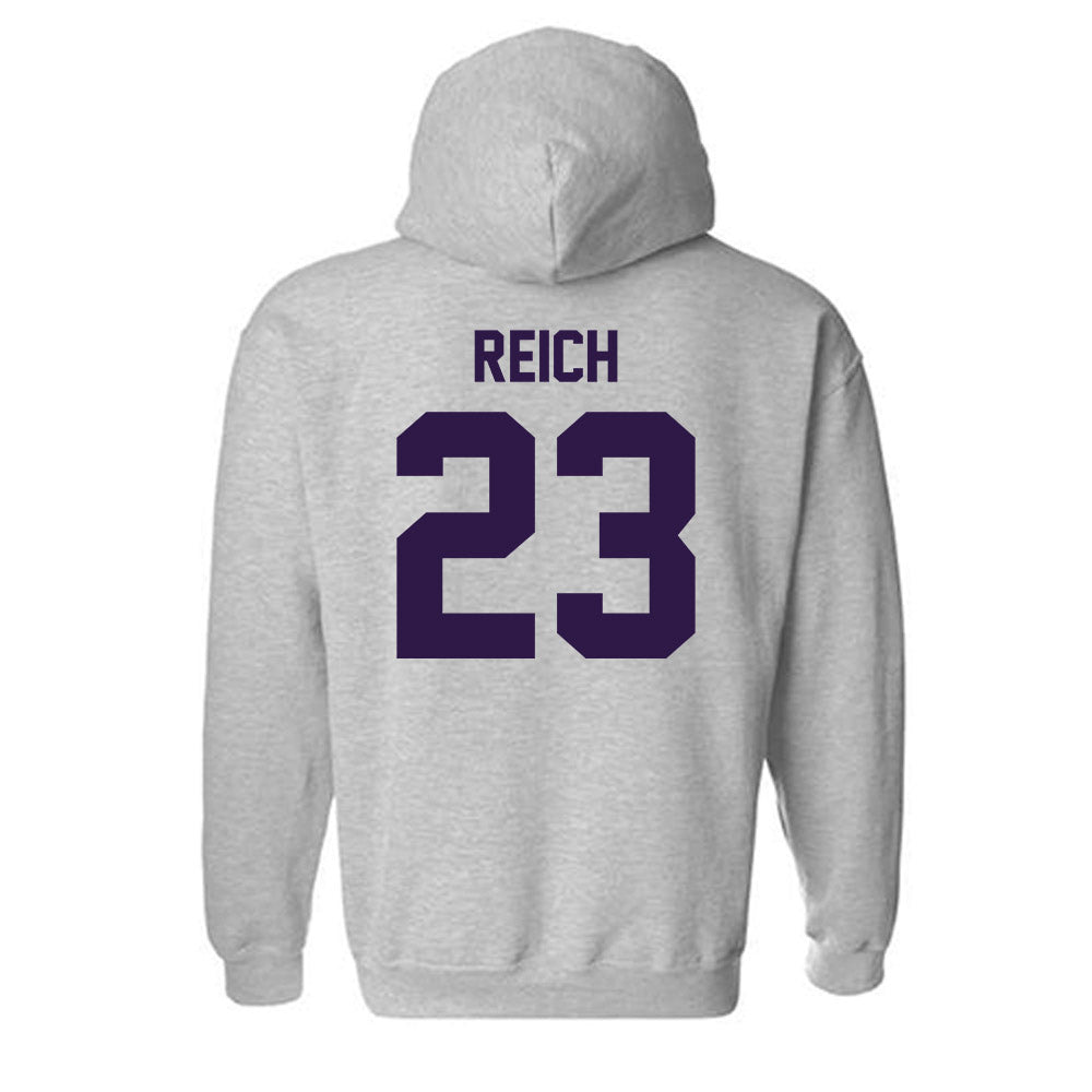 Kansas State - NCAA Baseball : Jonah Reich - Classic Shersey Hooded Sweatshirt-1