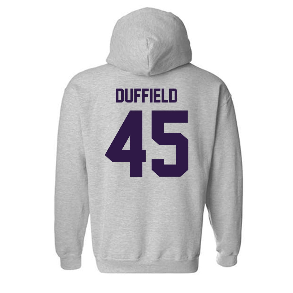 Kansas State - NCAA Football : Jaxson Duffield - Classic Shersey Hooded Sweatshirt-1