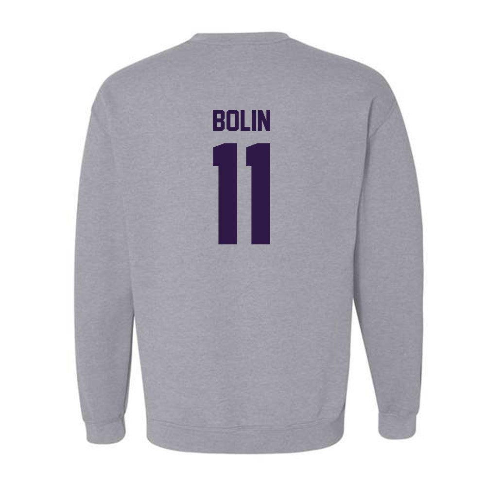 Kansas State - NCAA Baseball : Robby Bolin - Classic Shersey Crewneck Sweatshirt-1